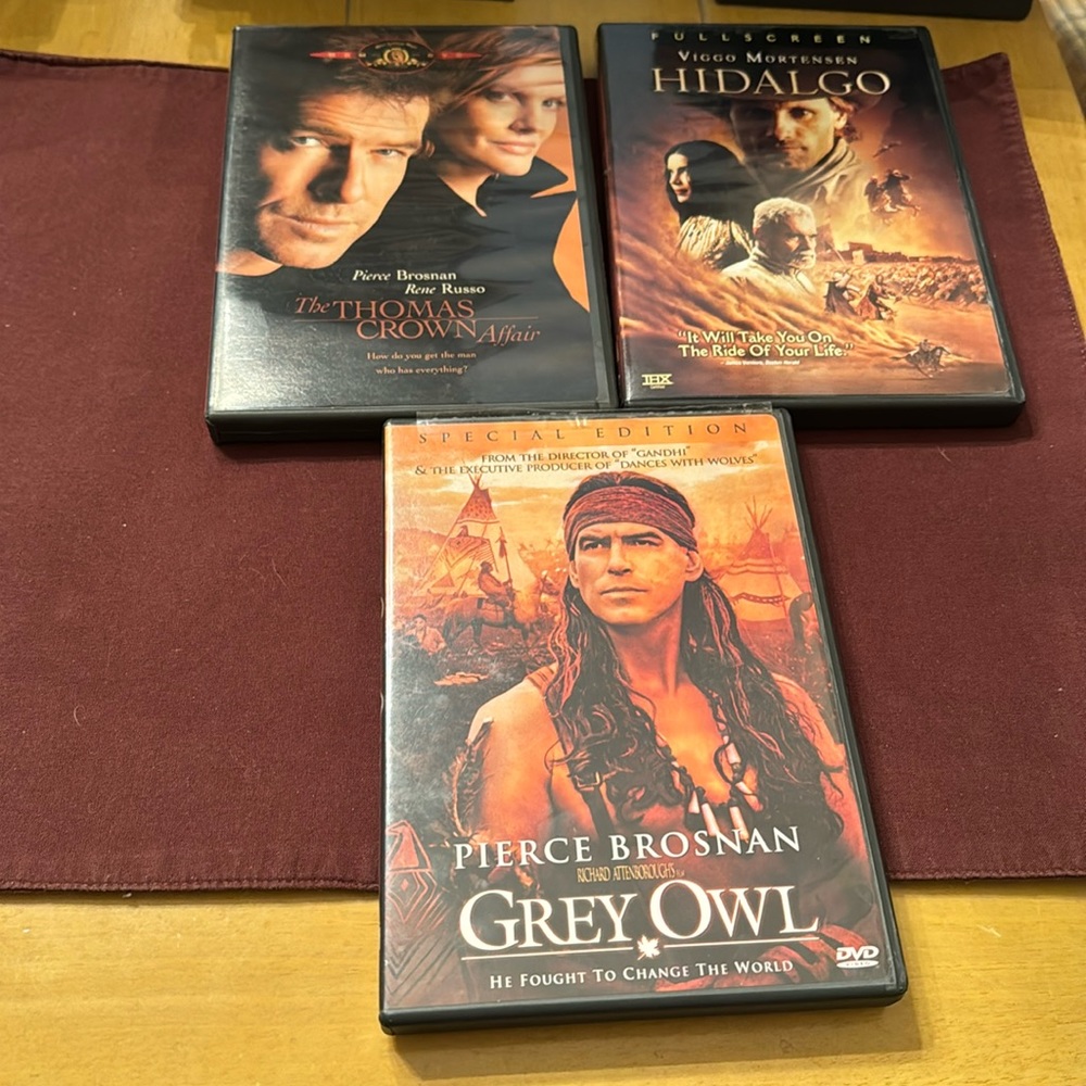 *Bronson Thomas Crown Affair , Grey Owl & Hidalgo